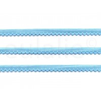 lingerie elastiek aqua blauw (3 meter)
