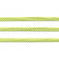 lingerie elastiek neon geel (3 meter)