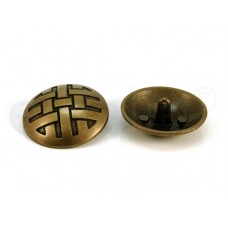 metalen bolvormige knoop 3 cm