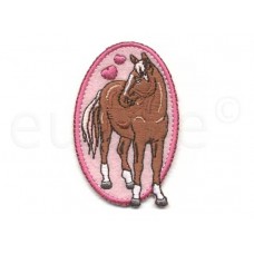 paard applicatie roze