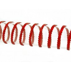 paillettenband 0.5 cm rood