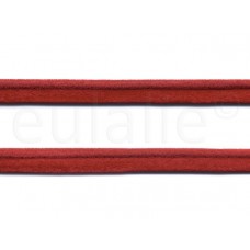 paspelband suede rood