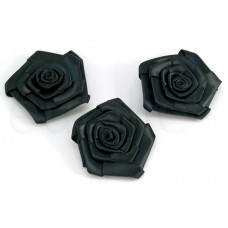 rozen groot zwart (3 stuks)