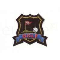 sport golf applicatie gouden rand