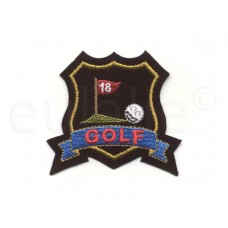 sport golf applicatie gouden rand