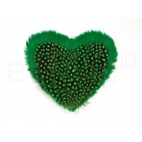 vintage veren hart applicatie groen