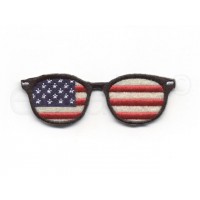 vlaggen applicatie USA bril