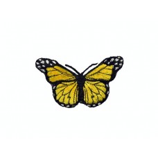 vlinder applicatie geel zwart