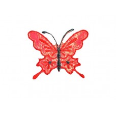 vlinder applicatie koninginnepage fel rood