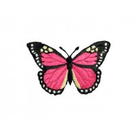 vlinder applicatie roze zwart