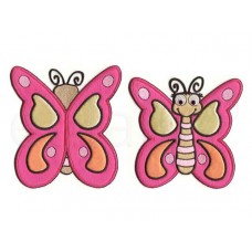 vlinder front & back applicatie