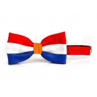 vlinderstrik rood wit blauw