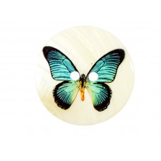 parelmoer knoop vlinder 5 cm